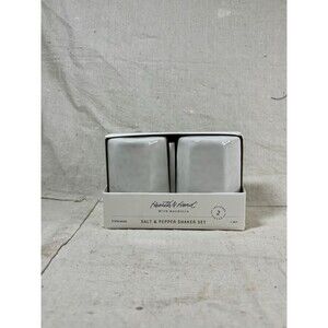 Hearth &  Hand with Magnolia Salt & Pepper Shakers NIB Set of 2